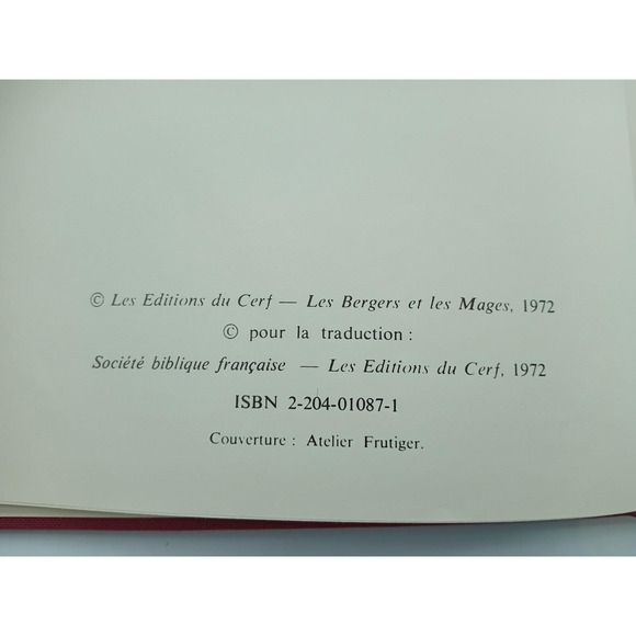 1972 TOB Nouveau Testament Édition Intégrale Français Éditions du Cerf Bible - Picture 8 of 8